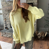 Butter Mock Neck Soft Sweater
