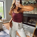 Mulberry Smooth Princess Padded Bralette Cami