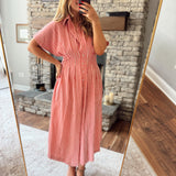 Muted Red Easy Days Maxi Dress