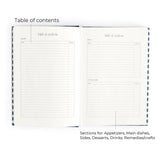 Beige Gingham Heirloom Recipe Book