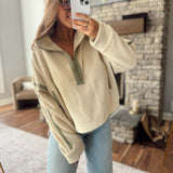 Light Beige Weekend Warmup Pullover