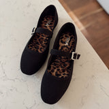 Black Brita Knit Flat
