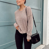 Candace Blush Shimmer Crop Sweater