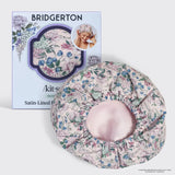 Bridgerton x Kitsch Satin-Lined Flexi Shower Cap - Wisteria