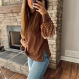 Sepia Wisteria Mix Top