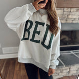 Heather Gray Gym & Bed Mock Neck Sweatshirt