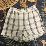 Fun Loving White/Plaid Shorts FINAL SALE