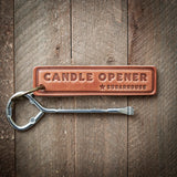 Leather Tag Candle Opener