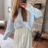 Sky Blue Piper Pullover