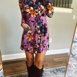 Gabby Magenta Floral Mini