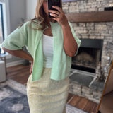 Mint Madison Cape Sweater