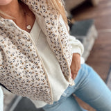 Taupe Blossom Knit Vest