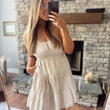Mocha Tidal Love Mini Dress