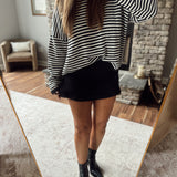 Black All Day Long Skort