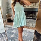 Blue Made For Anything Mini Dress