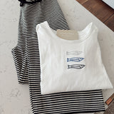 White Fin-tastic Tee