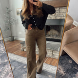 Mica Brown Derby Leopard Jeans