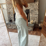 Washed Denim Simple Things Pants