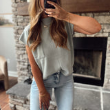 Green High Note Sweater Top