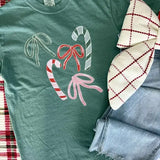 Candy and Bows Holiday Tee Preorder