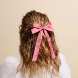 Red Gingham Double Take Hair Bow