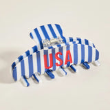 USA Striped Claw Clip