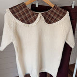 Cream Consider it Done Sweater Top