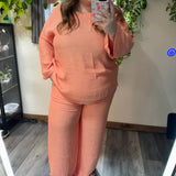 PLUS Coral Gauze Pants IN STORE