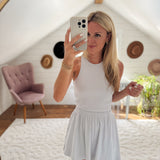 Halogen Blue Coastline Skirt Set