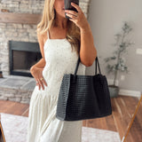 Black Jackie Tote Bag