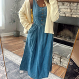 Blue Crush Denim Midi Dress