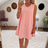 Pink Momentum Tank and Mini Dress Set