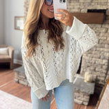 Marled Creme Austen Sweater