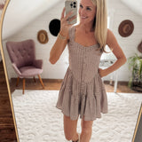 Brown Country Air Romper