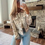 Risen Earth Block Paisley Denim Jacket