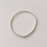 Silver Kelsey Beaded Bracelet