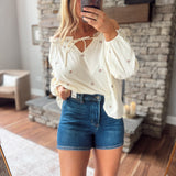 Judy Blue Dark Slim Jean Shorts