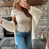 Marzipan Kynance Floral Lace Tee