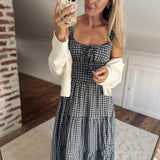 Navy Sonella Midi Dress
