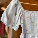 Fresh Blooms Light Blue Romper