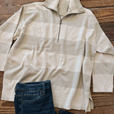 Sand Striped Myada Sweater