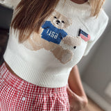 Stars & Snuggles Graphic Sweater Top