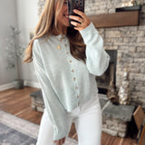 Mint Linda Striped Cardigan
