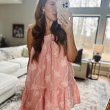 Morning Mist Blush Floral Mini