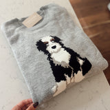 Gray Pawfect Day Graphic Sweater