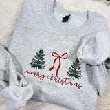Merry Christmas Bow Trees Crew Preorder