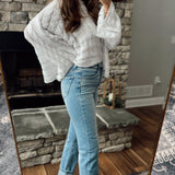 Risen Light Tummy Control HR Cropped Straight Denim