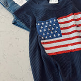 Stars & Stripes Chill Navy Sleeveless Knit Top