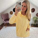Yellow Glow Hacci Lounge Hoodie