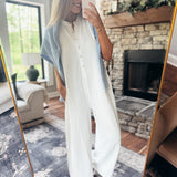 Sunwashed One Off White Sleeveless Jumpsuit